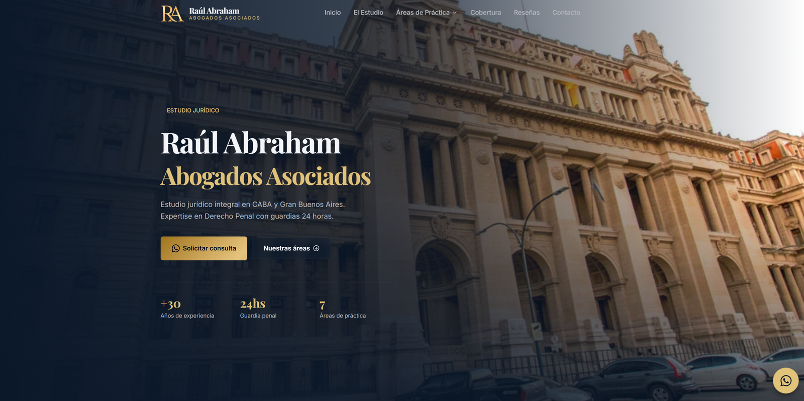 Plataforma Estudio Jurídico Abraham